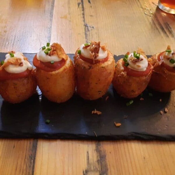 tapita en cerveceria en sevilla