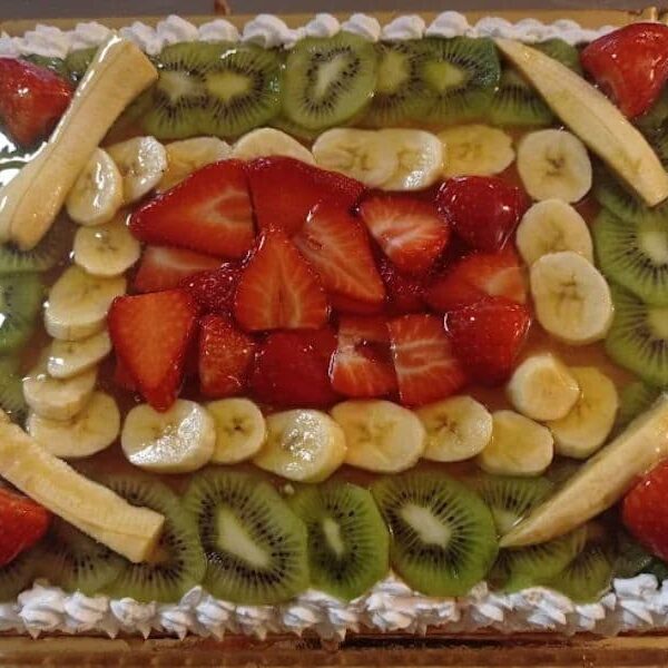Tarta de frutas Cafetería Pastelería Martínez Nene Cerro Amate